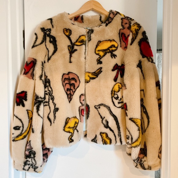 Shrimps Jackets & Blazers - Gorgeous Shrimps Faux Fur Jacket